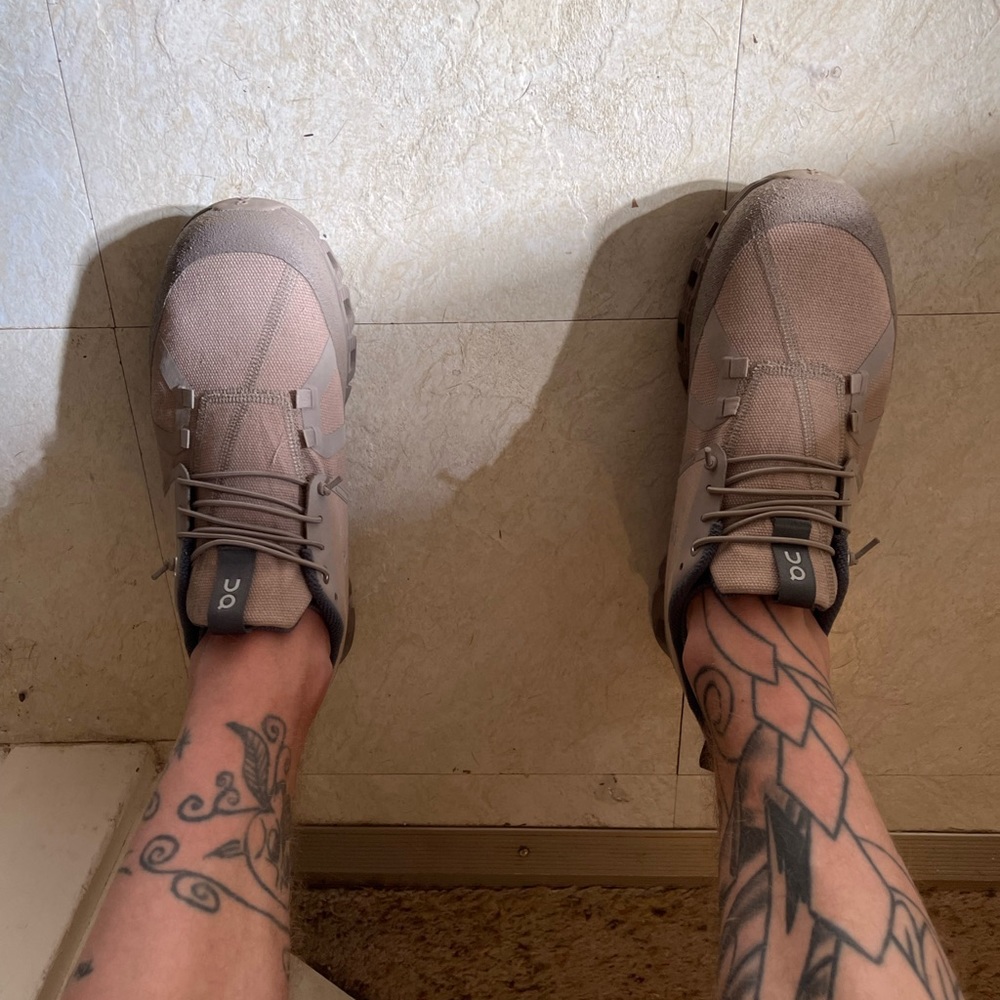 On running shoes 8.5